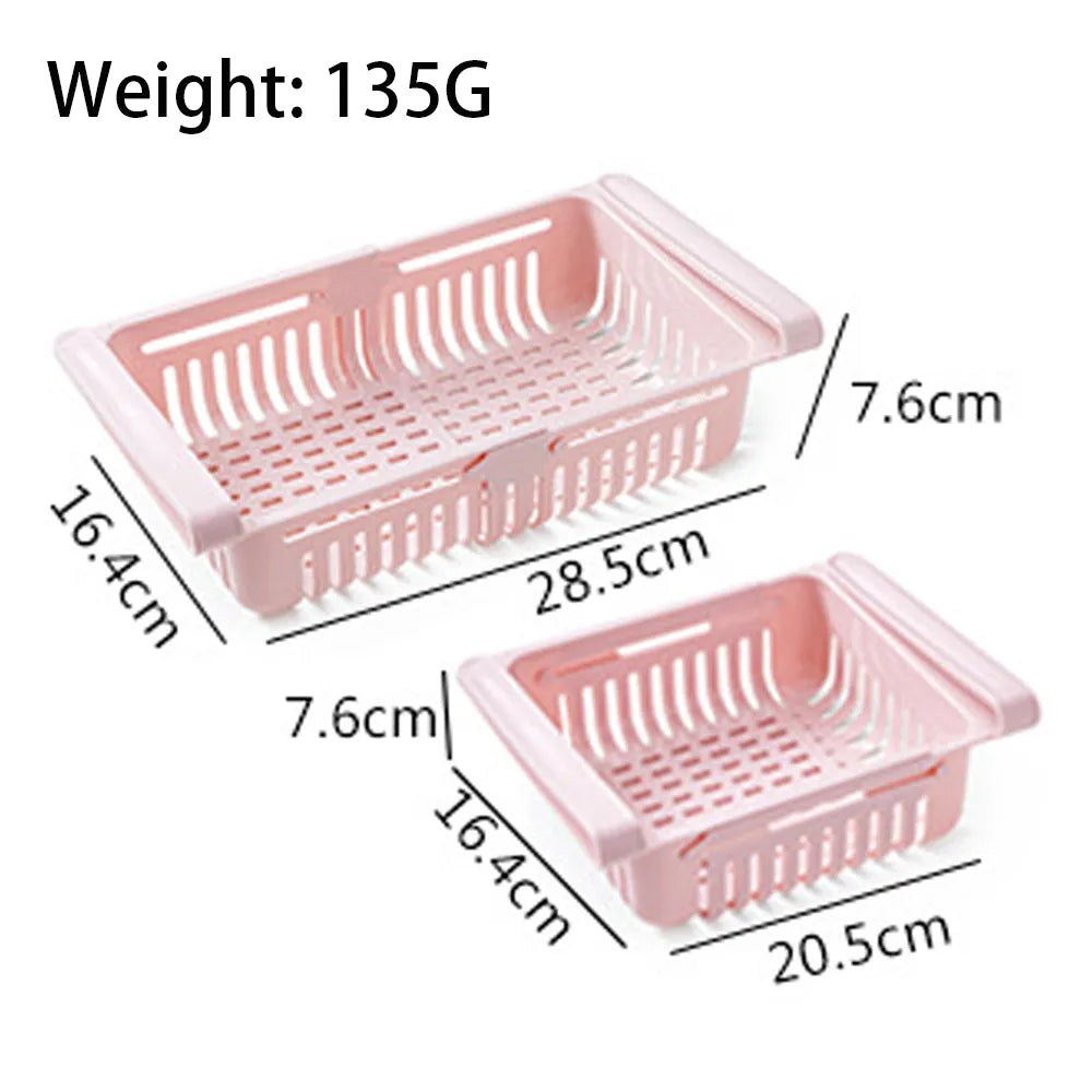 Fridge Organizer Storage Box Refrigerator Drawer Plastic Storage Container Shelf Fruit Egg Food Storage Box Kitchen Accessories